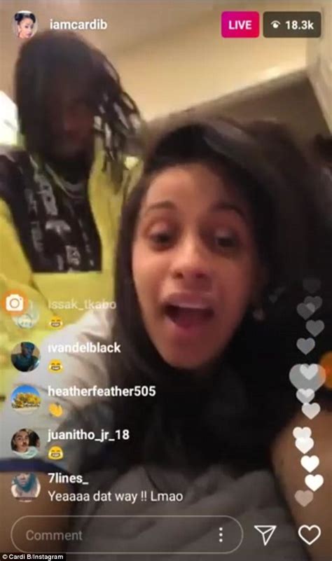 offset and cardi b leaked|Cardi B Addresses Nude Video Leak & Offset Sex Tape Joke